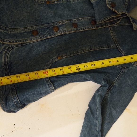 Dressbarn Jacket Blue Jeans Denim Medium Wash Size Petite  PM/34 - Picture 6 of 7